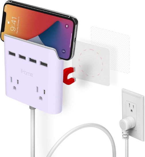 Picture of iHome Power Reach Multi-Plug Outlet Extender and Splitter